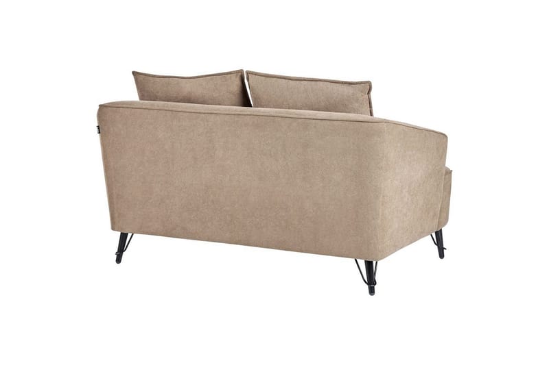 2-sitssoffa Beliani Hobro Brun, Svart Brown||Black - Møbler - Sofaer - 2 personers sofa