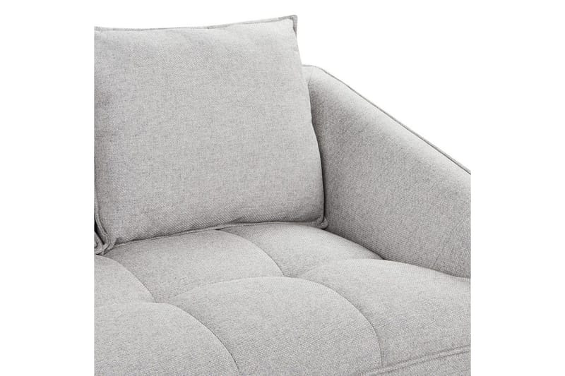 2-sitssoffa Beliani Hobro Brun, Svart NO_BRAND Grey - Grå - Møbler - Sofaer - 2 personers sofa