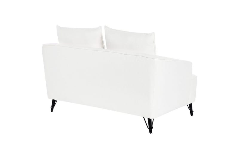 2-sitssoffa Beliani Hobro Brun, Svart NO_BRAND White||Black - Møbler - Sofaer - 2 personers sofa