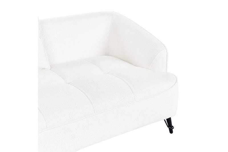 2-sitssoffa Beliani Hobro Brun, Svart White||Black - Møbler - Sofaer - 2 personers sofa