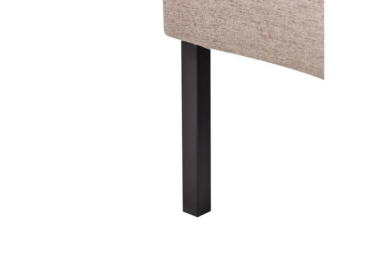 2-sitssoffa Beliani Lahti Beige, svart Brown||Black - Møbler - Sofaer - 2 personers sofa