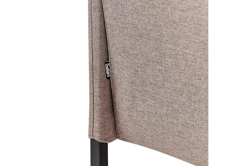 2-sitssoffa Beliani Lahti Beige, svart Brown||Black - Møbler - Sofaer - 2 personers sofa