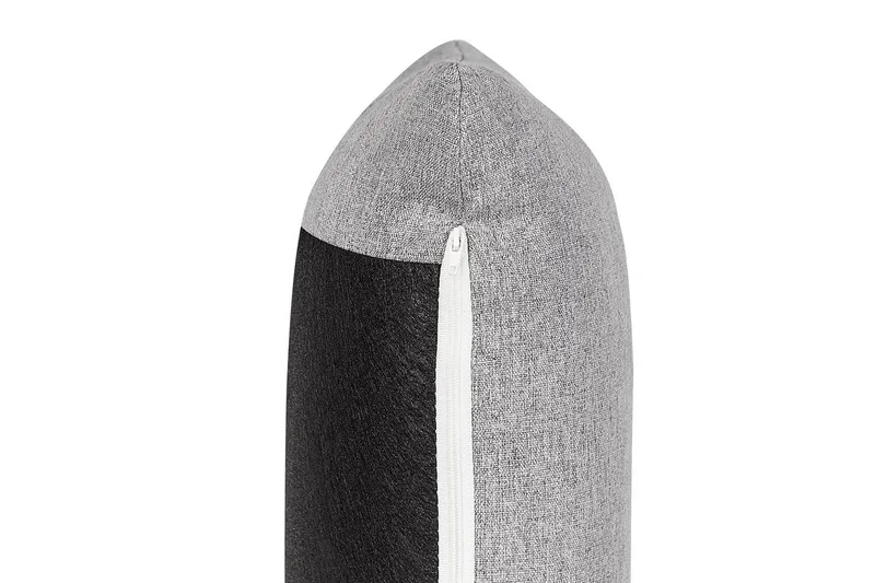 2-sitssoffa Beliani Lahti Beige, svart Light grey||Black - Møbler - Sofaer - 2 personers sofa