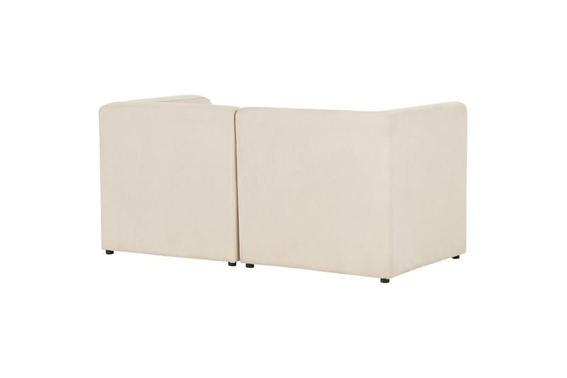 2-sitssoffa Beliani Lemvig Beige Beige - Møbler - Sofaer - Modulsofaer - Komplet modulsofa