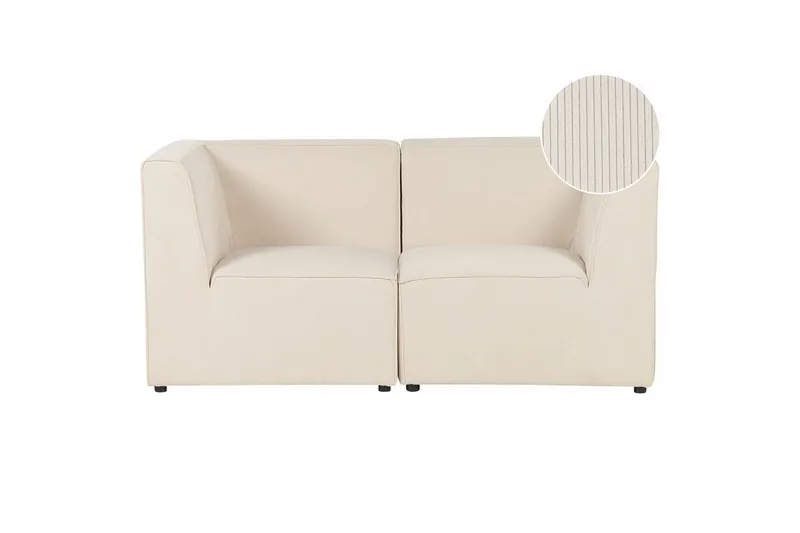 2-sitssoffa Beliani Lemvig Beige Beige, undefined