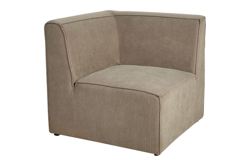 2-sitssoffa Beliani Lemvig Beige Taupe - Møbler - Sofaer - Modulsofaer - Komplet modulsofa