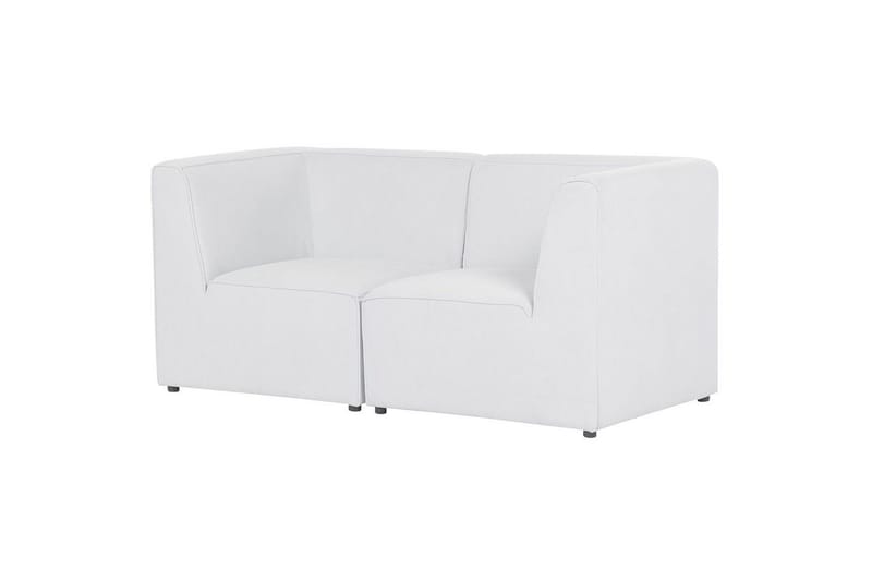 2-sitssoffa Beliani Lemvig Beige White - Møbler - Sofaer - Modulsofaer - Komplet modulsofa