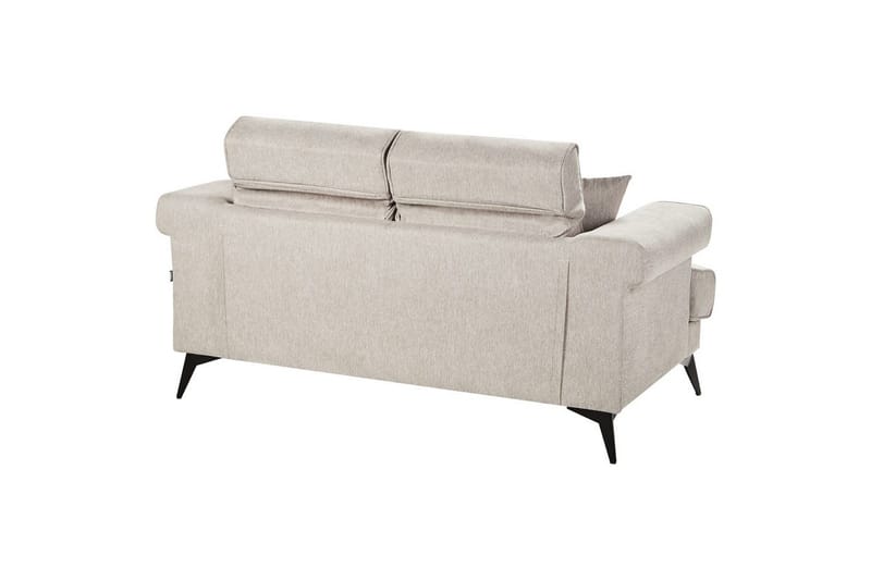 2-sitssoffa Beliani Skive Beige Beige - Møbler - Sofaer - 2 personers sofa