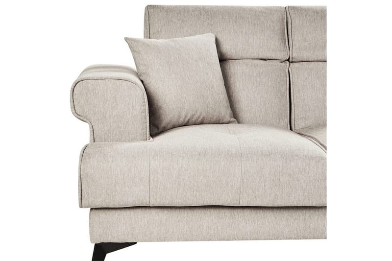 2-sitssoffa Beliani Skive Beige NO_BRAND Beige - Møbler - Sofaer - 2 personers sofa