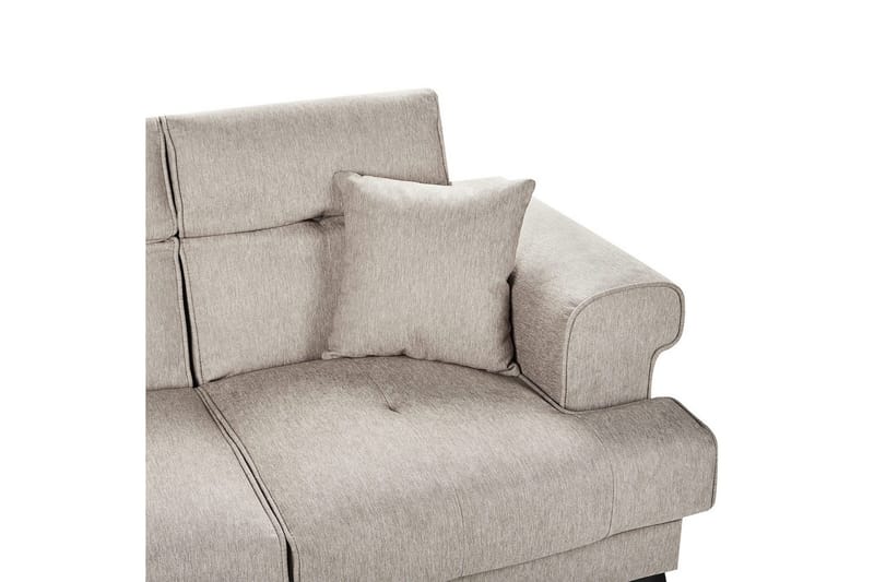 2-sitssoffa Beliani Skive Beige NO_BRAND Beige - Møbler - Sofaer - 2 personers sofa