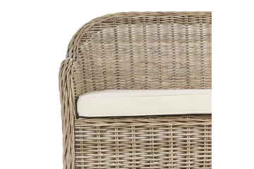 2-sitssoffa Beliani Susua Nature - Havemøbler - Havesofaer & bænke - Havesofaer
