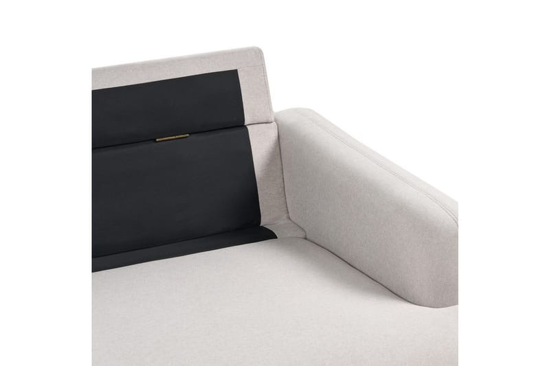 2-sitssoffa Beliani Tuve Beige, ljust trä, Bouclé Beige||Light colored wood VALUE_MISSING_2 - Møbler - Sofaer - 2 personers sofa