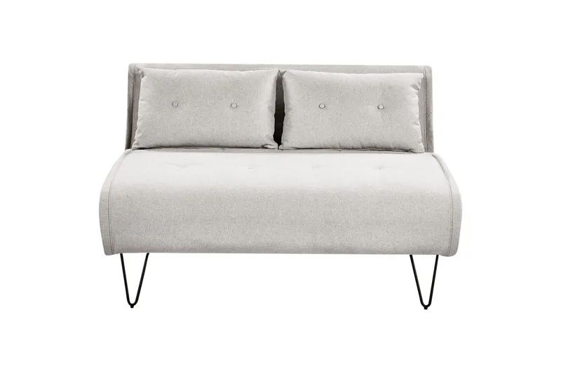 2-sitssoffa Vestfold Grey||Black - Møbler - Sofaer - Sovesofaer