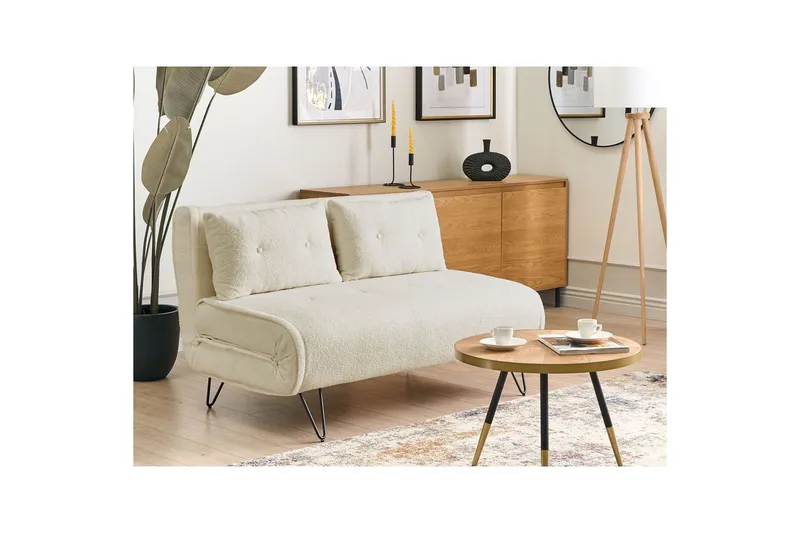 2-sitssoffa Vestfold Offwhite||Black - Møbler - Sofaer - Sovesofaer