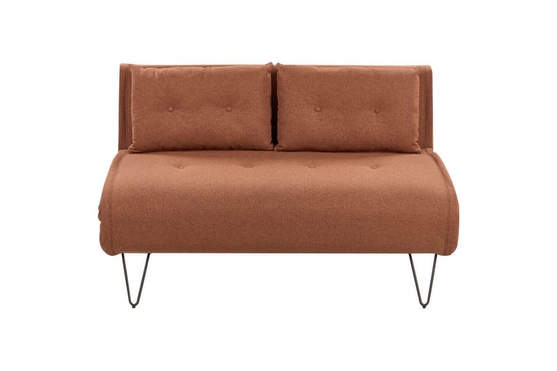 2-sitssoffa Vestfold Orange||Black - Møbler - Sofaer - Sovesofaer