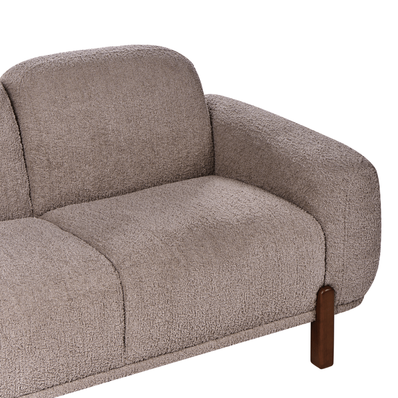 2-personers sofa Odnes i bouclé - Beige - Møbler - Sofaer - 2 personers sofa