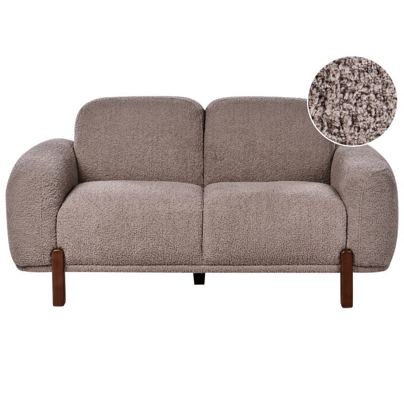 2-personers sofa Odnes i bouclé - Beige - Møbler - Sofaer - 2 personers sofa
