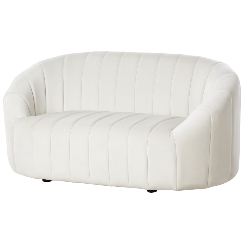 2-personers sofa Malung - Off-White - Møbler - Sofaer - Velour sofaer