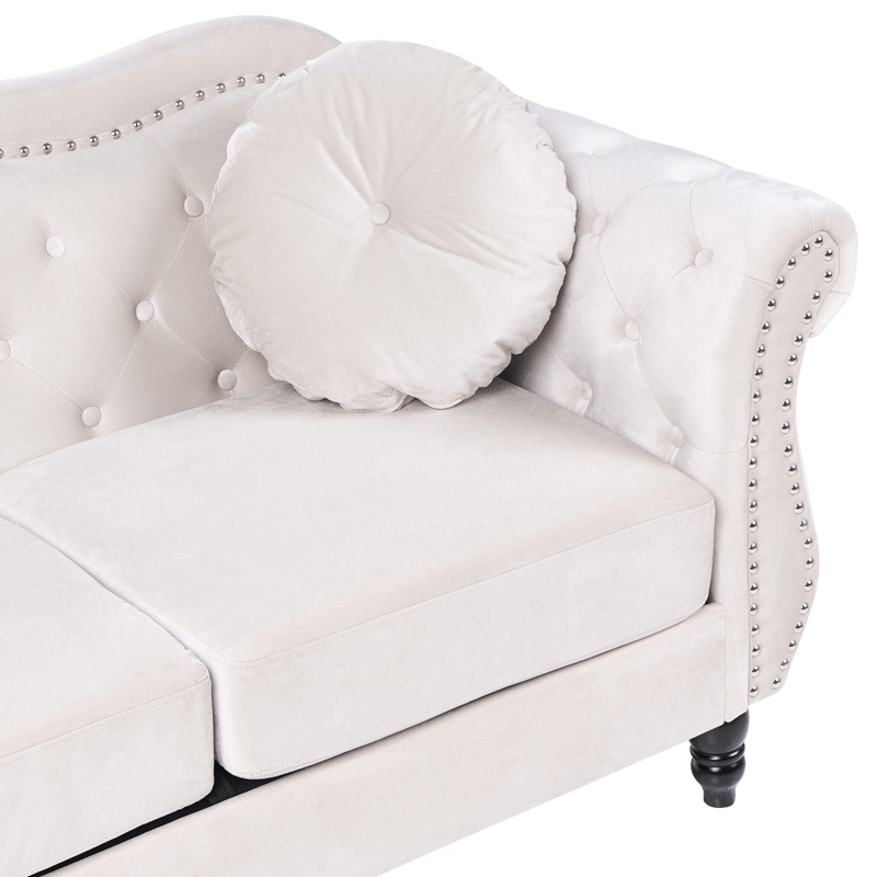 2-personers sofa Skien - Lys beige - Møbler - Sofaer - 2 personers sofa