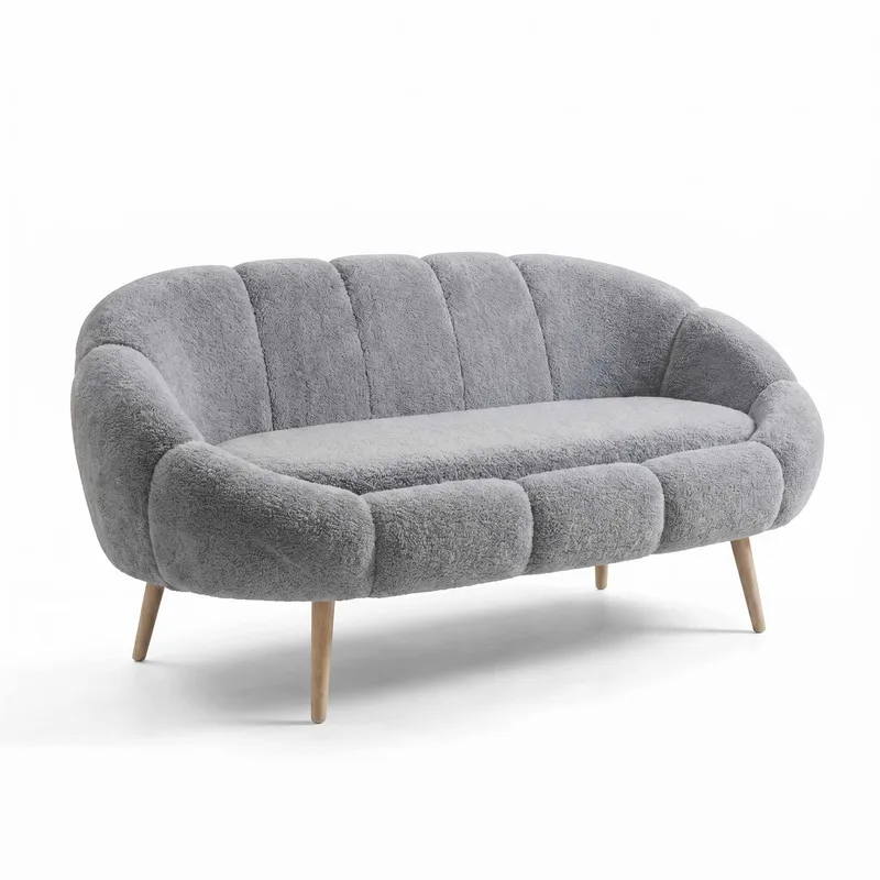 2-personers sofa Atelier Del Sofa Lida (130 x 105 x 50 cm) Grå, undefined