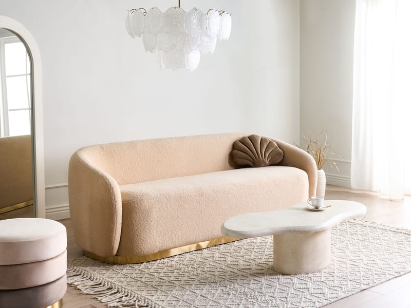 2-personers sofa Sipo - Beige - Møbler - Sofaer - 2 personers sofa
