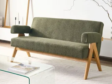 2-personers sofa Tamre - Grøn, lysebrun - Møbler - Sofaer - 2 personers sofa