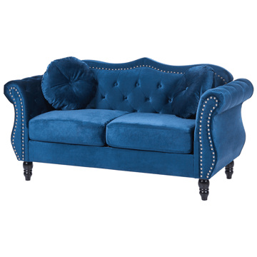 2-personers sofa Skien - Marineblå - Møbler - Sofaer - 2 personers sofa