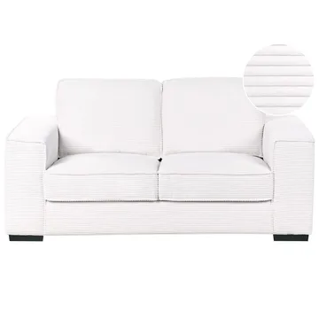2-personers sofa Vikran - Hvid, Sort - Møbler - Sofaer - 2 personers sofa