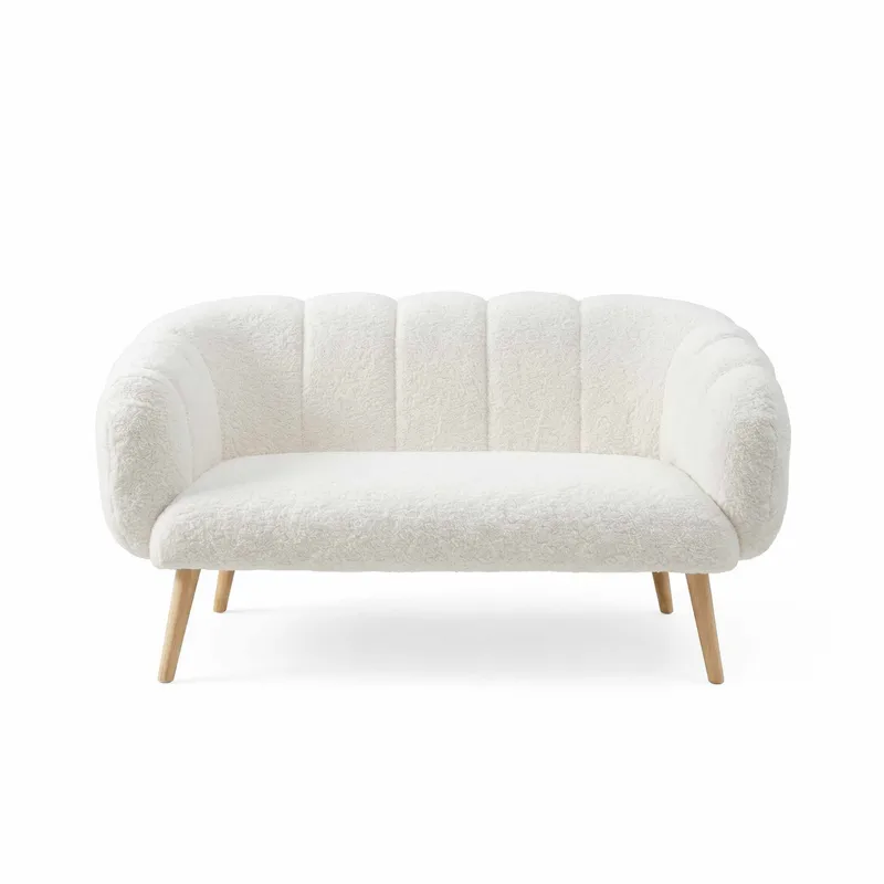 2-personers sofa Atelier Del Sofa Lotus (120 x 95 x 42 cm) Hvid, undefined