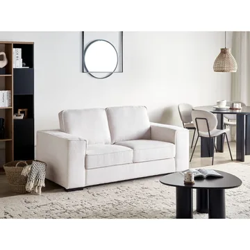 2-personers sofa Vikran - Hvid, Sort - Møbler - Sofaer - 2 personers sofa