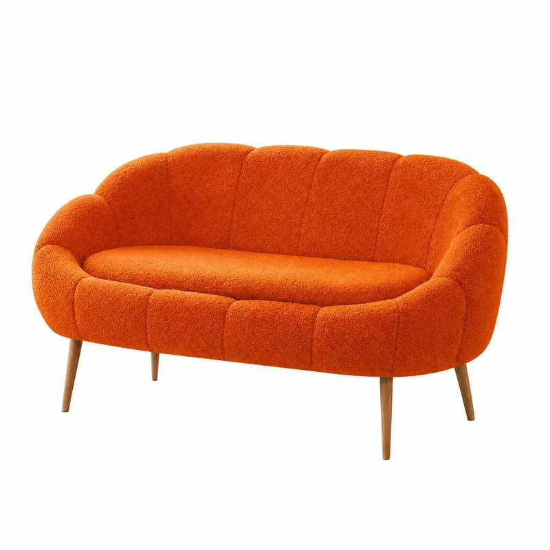 2-personers sofa Atelier Del Sofa Lida (130 x 105 x 50 cm) Orange, undefined