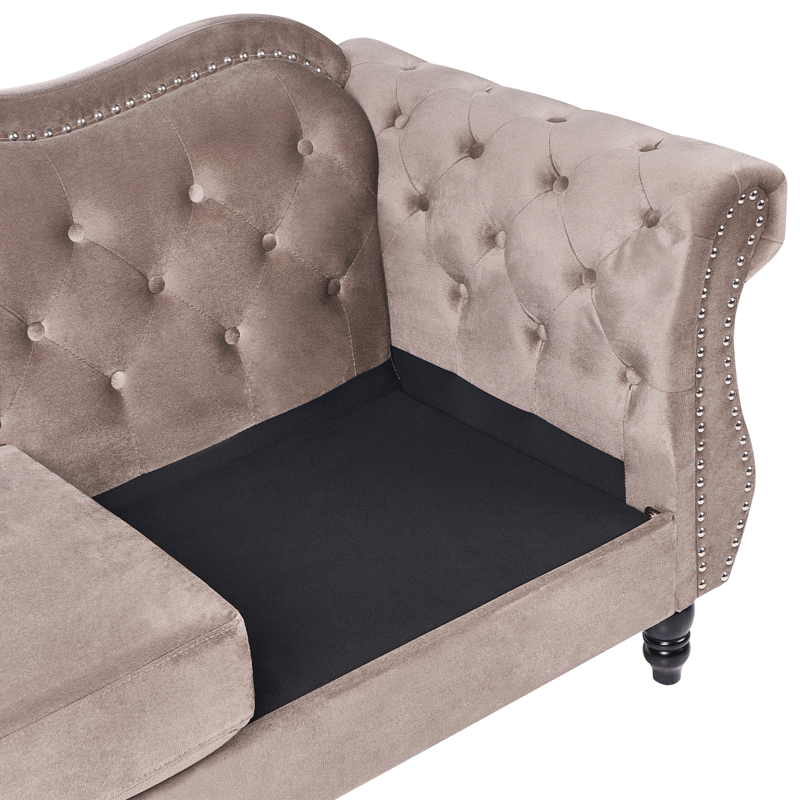 2-personers sofa Skien - Taupe - Møbler - Sofaer - 2 personers sofa