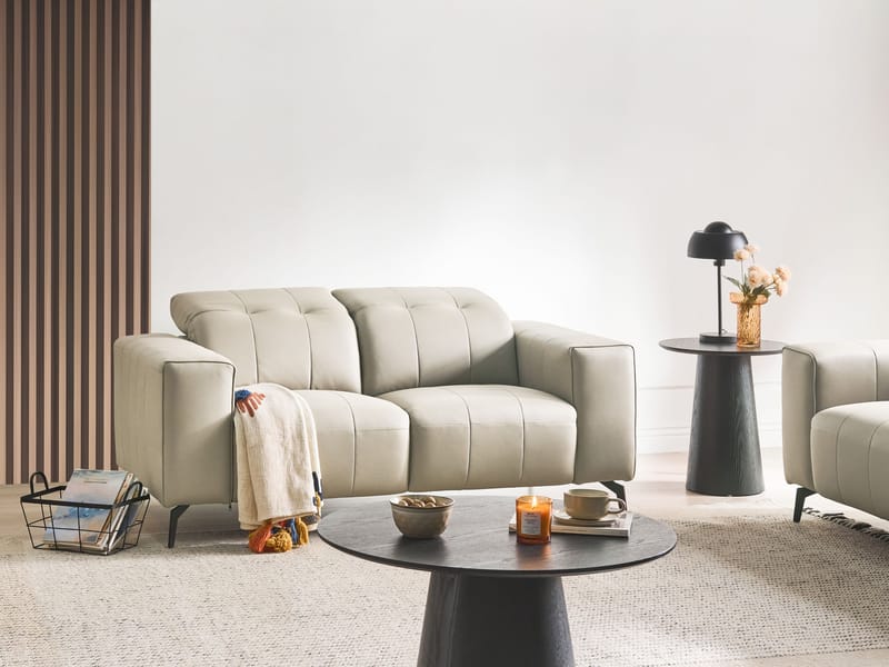 2-personers sofa Ommel - Lys beige - Møbler - Sofaer - Recliner sofaer - 2 personers biografsofa & reclinersofa
