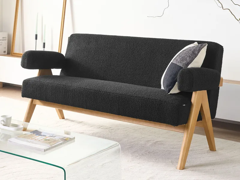 2-personers sofa Tamre - Sort, lysebrun - Møbler - Sofaer - 2 personers sofa