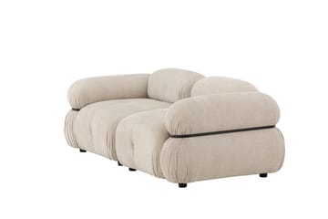 2-personers sofa Venture Home Mika - beige - Møbler - Sofaer - 2 personers sofa