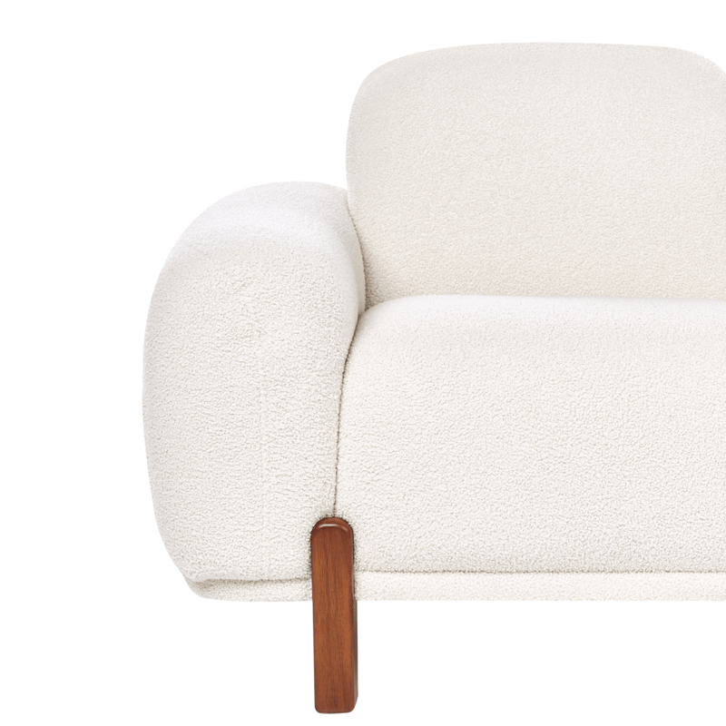 2-personers sofa Odnes i bouclé - Hvid - Møbler - Sofaer - 2 personers sofa