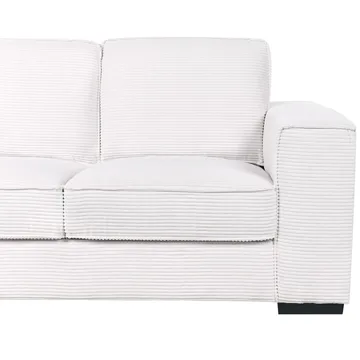 2-personers sofa Vikran - Hvid, Sort - Møbler - Sofaer - 2 personers sofa