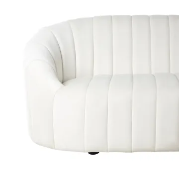 2-personers sofa Malung - Off-White - Møbler - Sofaer - Velour sofaer