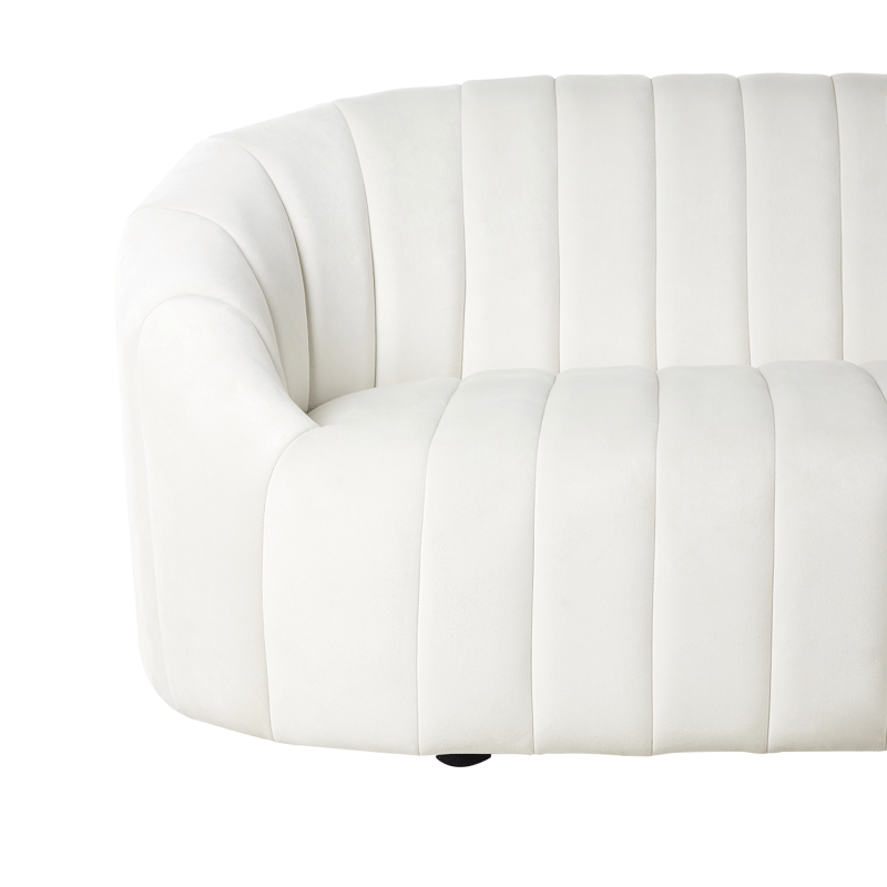 2-personers sofa Malung - Off-White - Møbler - Sofaer - Velour sofaer