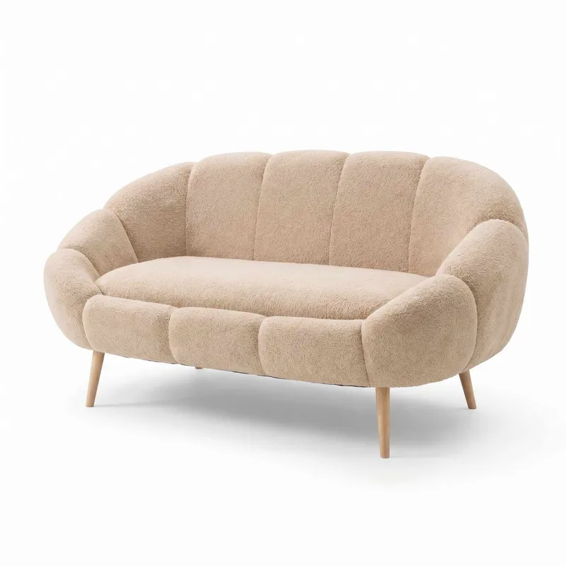 2-personers sofa Atelier Del Sofa Lida (130 x 105 x 50 cm) Beige, undefined