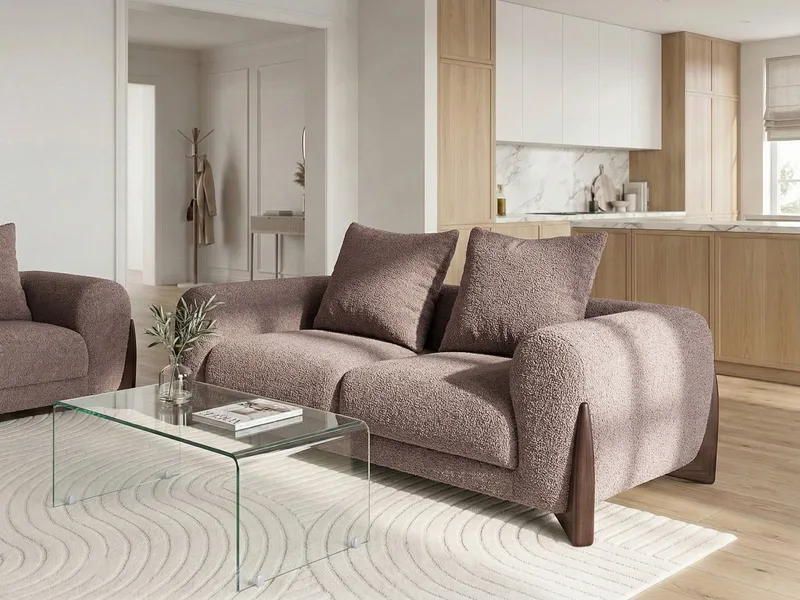 2-personers sofa Vinliden - Rosa - Møbler - Sofaer - 2 personers sofa