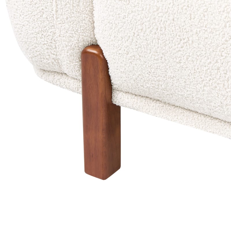 2-personers sofa Odnes i bouclé - Hvid - Møbler - Sofaer - 2 personers sofa