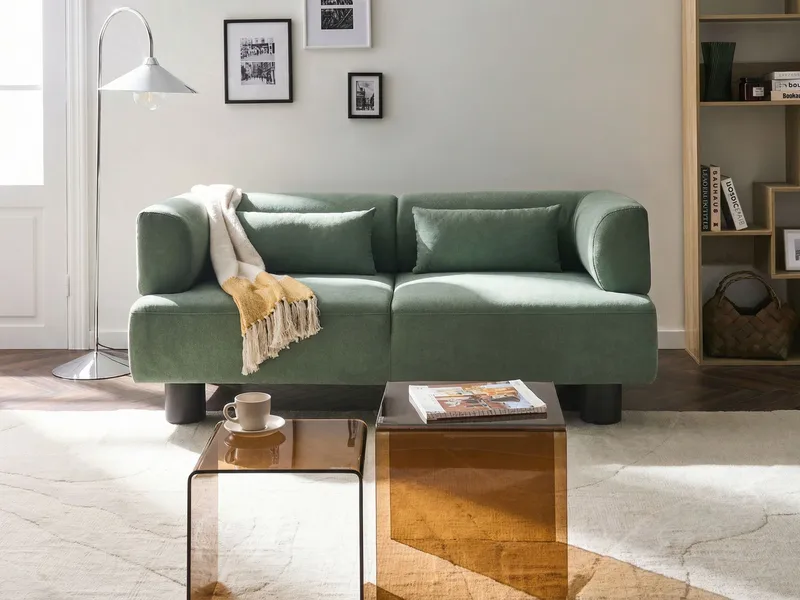 2-personers sofa Movik - Lysegrøn - Møbler - Sofaer - 2 personers sofa