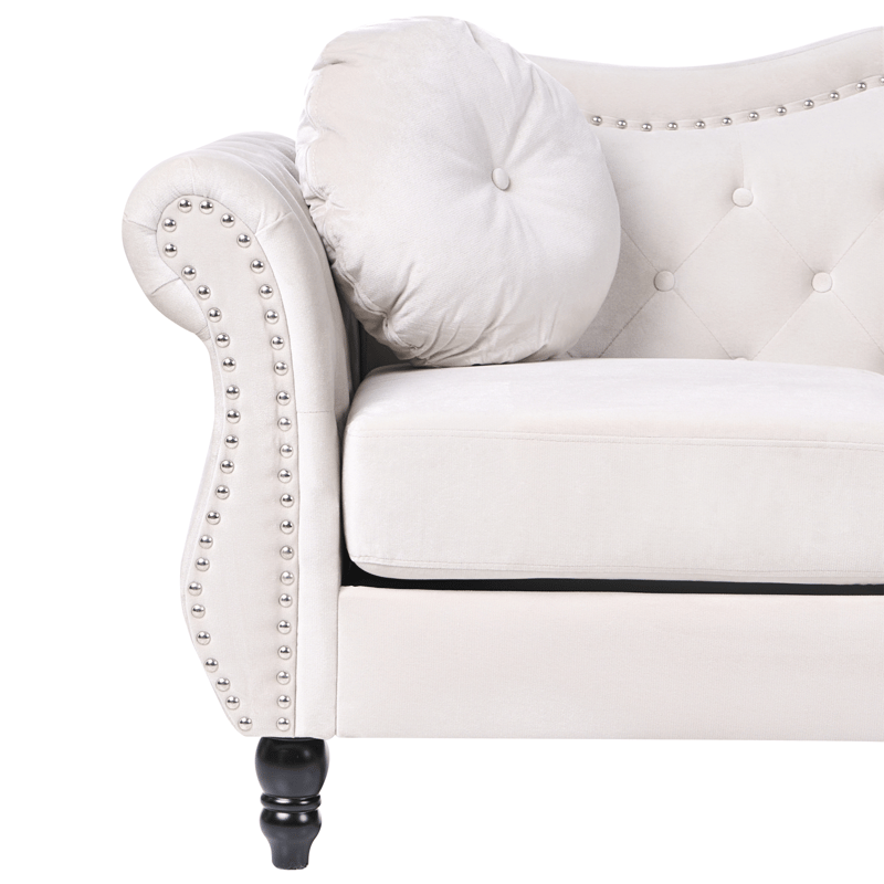 2-personers sofa Skien - Lys beige - Møbler - Sofaer - 2 personers sofa