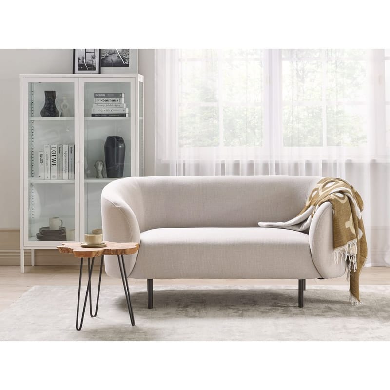 2-personers sofa Loen - Beige, sort - Møbler - Sofaer - 2 personers sofa