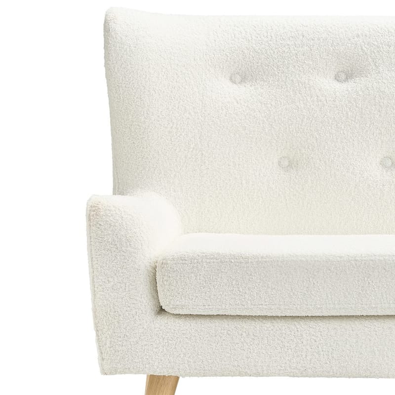 2-personers sofa Skibby - Hvid, lyst træ - Opbevaring - Opbevaring til småting - Opbevaringsstativ - Pallestativ