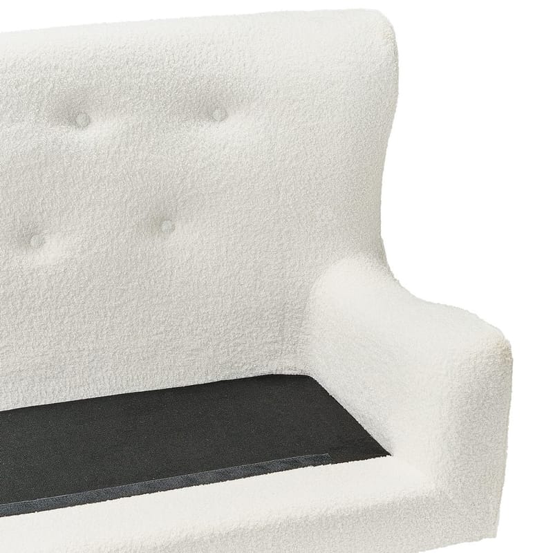 2-personers sofa Skibby - Hvid, lyst træ - Opbevaring - Opbevaring til småting - Opbevaringsstativ - Pallestativ