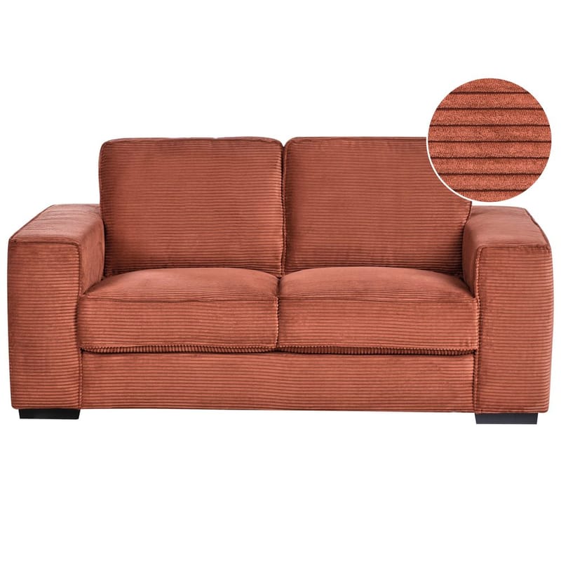 2-personers sofa Vikran, Brun, Sort
