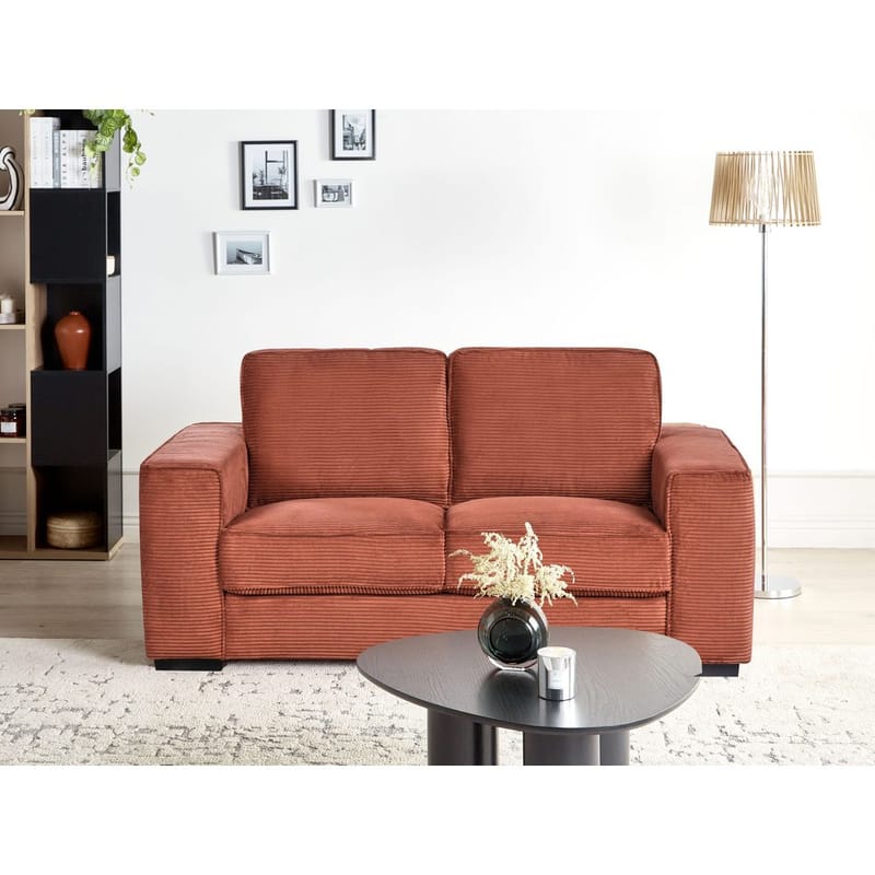 2-personers sofa Vikran - Brun, Sort - Møbler - Sofaer - 2 personers sofa