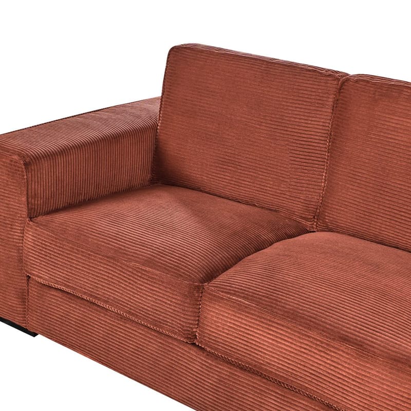 2-personers sofa Vikran - Brun, Sort - Møbler - Sofaer - 2 personers sofa